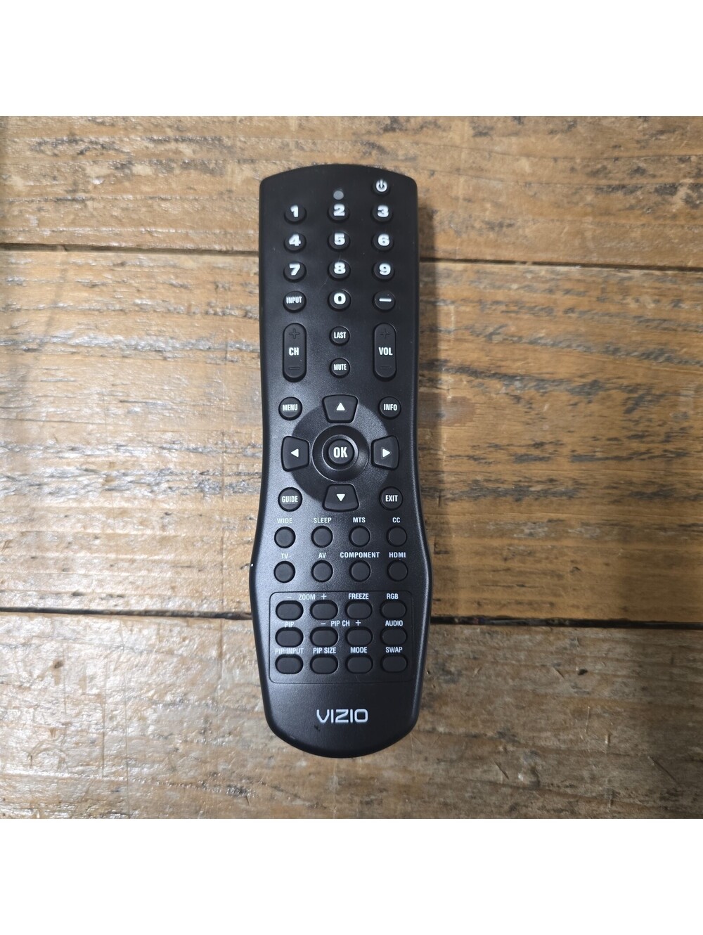 Vizio 6150BC0-R Black Remote Control OEM Unit.